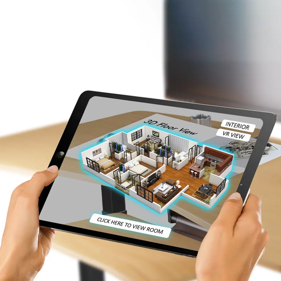 AR Marker Wireframe studios